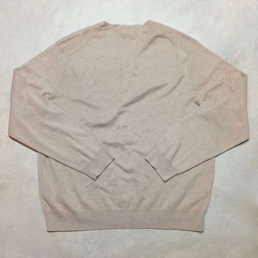 *READ* POLO Ralph Lauren Pima Cotton V-Neck Sweater Mens Size XXL Long Sleeve - Picture 4 of 7
